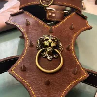 قلاده و کتفی چرم