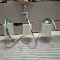 لوستر استیل ۳ شاخه