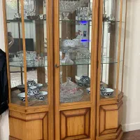 بوفه چوب گردو|بوفه، ویترین، کنسول|تهران, بلورسازی|دیوار