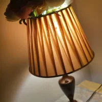 آباژور پایه چوبی شیک