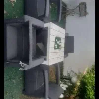 فروش  میزوصندلی حصیری چهارنفره