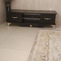میز تلویزیون چوبی مشکی