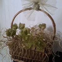 یک سبد گل شیک برای دکور خانه یا گل خواستگاری