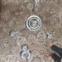 دو عدد لوستر سه شاخه|لوستر و چراغ آویز|مشهد, خواجه ربیع|دیوار