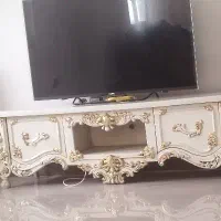 میز تلویزیون کاملآ نو بدون شکستگی دارای 2کشو مخفی