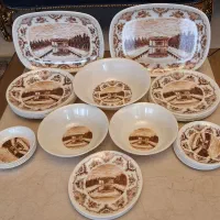 ظروف ملامین قدیمی و غیره|ظروف سرو و پذیرایی|مشهد, امام رضا (ع)|دیوار