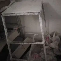 چهار پایه و نردبان فلزی سنگین بنایی