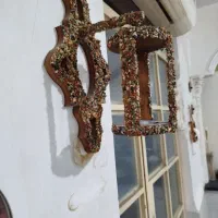 فانوس وارمر دار جنس چوبوسنگ ۶۵۰ تومن در حد نو شمع