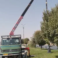 جرثقیل خاور ارتفاع ۱۶متر مجهز به سبدبالابر