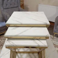میز عسلی 4تیکه ای در حد صفر