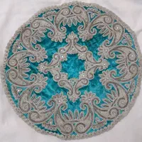 رومیزی مخمل کار شده|پرده، رانر، رومیزی|تهران, شکوفه|دیوار