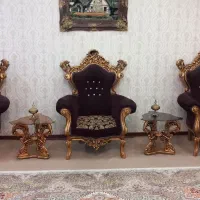 مبل ۹ نفره سلطنتی|مبلمان خانگی و میز عسلی|قدس, شهر‌قدس|دیوار