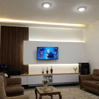 اجرای tv وال،ترمو وود،کناف،لاینر،دکوراسیون
