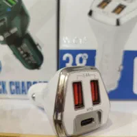 شارژر فندکی 55-38 وات 3 پورت فست شارژ