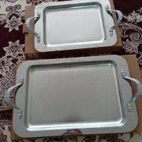 ۲عددسینی استیل نو