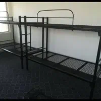 تختخواب دوطبقه۱نفره فلزی لند خوابگاهی تک یک نفره|تخت و سرویس خواب|شیراز, شهرک فرزانگان|دیوار