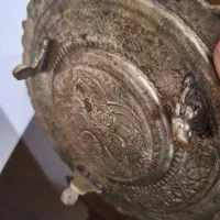 سینی قلم کاری برنجی قدیمی و آنتیک|کلکسیون اشیاء عتیقه|تهران, فردوس|دیوار