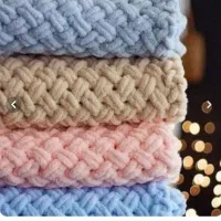 سفارش بافت پتوی پافی پذیرفته میشود|رختخواب، بالش، پتو|صدرا-فارس, فاز ۱|دیوار