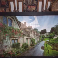 تابلوی زیبا با نورپرداز سالم ۵۰۰ تومان