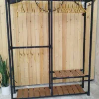 رگال مشکی تمام فلز|بندرخت و رخت‌آویز|قم, منبع آب|دیوار