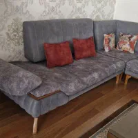 مبل ال مکانیزم (تختخواب شو)بسیار تمیز|مبلمان خانگی و میز عسلی|کرج, عظیمیه|دیوار