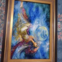 تابلو فرش مینیاتوری