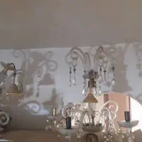 ۳عدد لوستر کریستال اصل چک قدیمی|لوستر و چراغ آویز|کرمانشاه, |دیوار