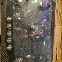 گاز پنج شعله ی صفحه ای شیشه ای خارجی کاملا نو