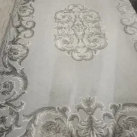 فرش شش متری طوسی رنگ سالم