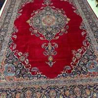 قالی دستبافت 18 متری کاشان با قدمت 40 ساله