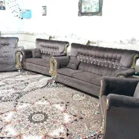 مبل قهوهای|مبلمان خانگی و میز عسلی|تاکستان, |دیوار