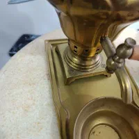 سماور برنجی ذغالی یک لیتری طرح روس|سماور، چایساز، قهوهساز|خرمدره, |دیوار