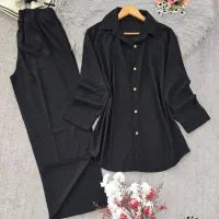 مانتو و شلوار بیسکوییتی