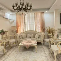 مبل استیل کلاسیک به همراه غذا خوری ۸ نفره