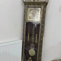 بوفه ساعت میوه خوری و آیینه شمعدان برنز اصل|بوفه، ویترین، کنسول|کرج, شاهین‌ویلا|دیوار
