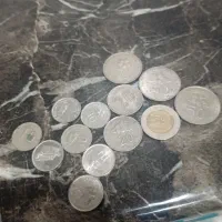 13عدد   سکه قدیمی عطیقه مال کشور مالزی