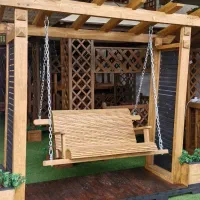 آلاچیق مدرن/تاب چوبی/کلبه چوبی/پیش ساخته/آلاچیق|خدمات پیشه و مهارت|آمل, |دیوار