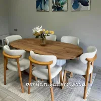 سبکِ لهستانیو میز ناهار خوری ماندانا|میز و صندلی غذاخوری|تهران, زیبادشت|دیوار