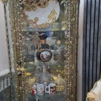 ست بوفه و ساعت ایستاده روکش برنز|بوفه، ویترین، کنسول|تهران, خرمشهر|دیوار