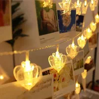 ریسه گیره دار طرح دار LED گیره عکس خاطره|ریسه و چراغ تزئینی|کرج, اصفهانی‌ها|دیوار