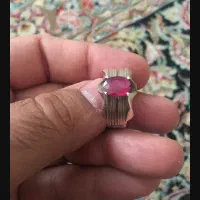 انگشتر نقره یاغوت