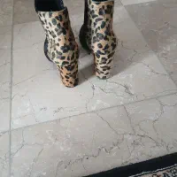 کفش پاشنه دار پلنگی سایز۳۷