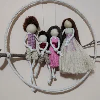 تعدادی دیوارکوب فرشته مکرومه|صنایع دستی و سایر لوازم تزئینی|شهریار, شهریار|دیوار