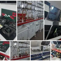 اسباب اثاثیه آشپزخانه/هودگاز سینک شیرالات/عمده تکی