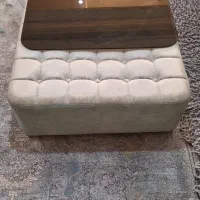 مبل راحتی ۵ نفره همراه پاف|مبلمان خانگی و میز عسلی|تهران, شهرک دریا|دیوار