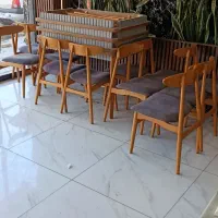 میز و صندلی چوب راش