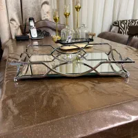 سینی آینه ای و جا شکلاتی