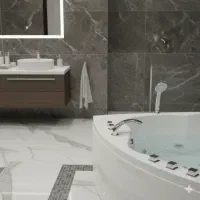 وان جکوزی حمام گوشه 140*140|لوازم حمام|مشکین‌دشت, |دیوار