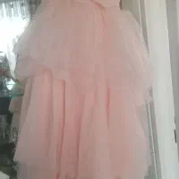 لباس مجلسی دخترانه رنگ گلبهی|لباس|ری, دولتآباد|دیوار