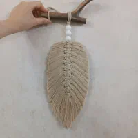 دیوار کوب مکرومه|صنایع دستی و سایر لوازم تزئینی|قزوین, |دیوار